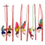 Chuông mèo cưng The Dangle Faux Mouse Feather Rod Roped Đồ chơi vui nhộn