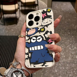 Ốp Lưng IPhone 13 15 11 17 16 12 14 ProMax  Nền graffiti cá sấu xanh đậm 7 8Plus XR X XS Max