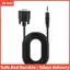 Cáp nữ DB9 9 Pin VGA, DB 9 Nữ sang TRS 3.5mm (1 / 8in) TRS Stereo Nam Cáp dữ liệu nối tiếp-6 Feet