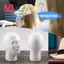 Nam Tóc Giả Hiển Thị Thẩm Mỹ Đầu Mannequin Đứng Mẫu Bọt Trắng