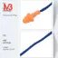 10 Cái Nút Tai Mềm Silicone An Toàn - Bảo Vệ Thính Giác Có Dây - Giảm Tiếng Ồn Cho Công Sở Nhà Ngủ Màu Xanh Cam