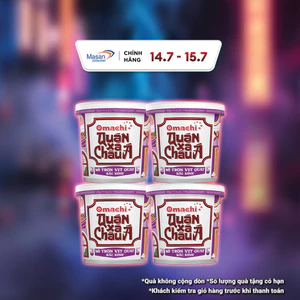 Combo 4 Hộp đồ ăn Omachi Quán Xá Châu Á