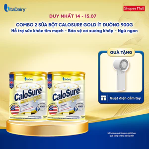 Sữa bột Calosure Gold ít đường 900g giúp tăng cường sức khỏe tim mạch, bảo vệ cơ xương khớp, ngủ ngon