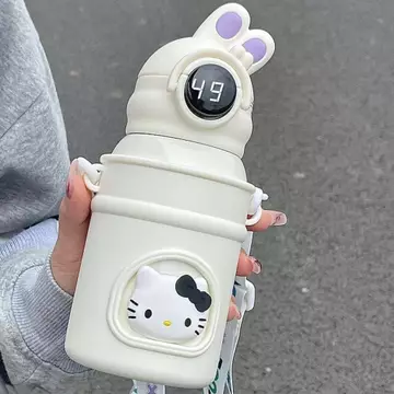 bình giữ nhiệt bình giữ nhiệt 1000ml bình thủy giữ nhiệt Bunny Thông Minh Dễ Thương Giữ Nhiệt 316 Nam Nữ Học Sinh Hoạt Hình Giá Trị Cao Trẻ Em Cốc Nước Có Ống Hút Cốc Nước Nồi