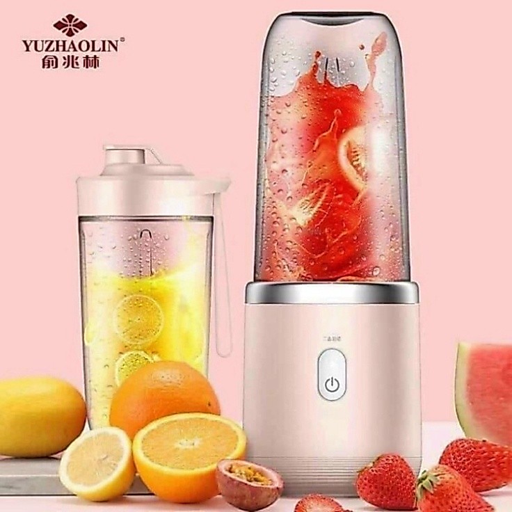 Máy Xay Sinh Tố Juicing Cup 300ML Cầm Tay 6 Lưỡi 2 Cối  - Sử Dụng Pin Sạc Cổng USB Siêu Tiện Lợi _ MX4 | BigBuy360 - bigbuy360.vn
