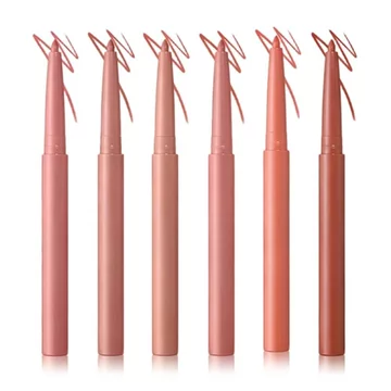 LECDOA Chống Thấm Nước Matte Velvet Lip Liner, 2026 Phong Cách Mới Nhiều Màu Lip Liner, Oeasy Smooth Shapeing Lip Liner Set, Light Lasting, Thích Hợp Cho Nữ Sử Dụng Hàng Ngày (6 Màu) #A