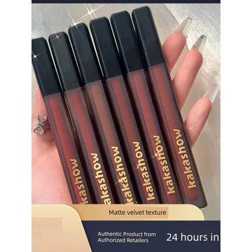 son black rouge black rouge Ống Đen Lụa Satin Son Bóng Matte Velvet Matte Lip Gloss Son Bóng Không Phai Màu Chính Hãng Màu Lâu Dài Re