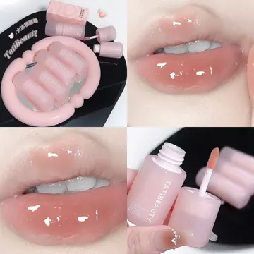 son bóng black rouge son black rouge DIKALU Big Ice Bucket Lip Essence Lip Glaze Mirror Lip Gloss Lipstick Gloss Dưỡng ẩm Tẩy tế bào chết Phai màu Lines Nữ