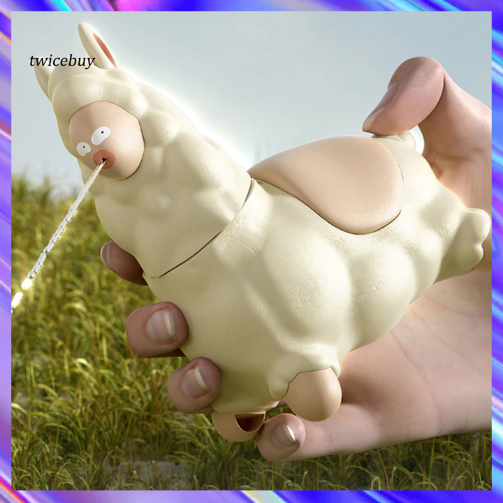 [TY] Đồ chơi chơi chơi nước Alpaca cho trẻ em Đồ chơi phun nước Alpaca Đồ chơi phun nước Alpaca cho trẻ em – Máy phun nước đẩy Hình dạng Alpaca dễ thương Trò chơi chơi nước ngoài trời Hoàn hảo cho trẻ
