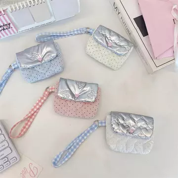 Túi đựng mỹ phẩm PERRYIT, Túi đeo tay Mini họa tiết ngôi sao mềm, Hộp đựng son môi Túi đựng đồ trang điểm du lịch nhẹ Hộp đựng son môi