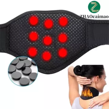 ZHAOCAIMAO Vòng cổ tử cung tự sưởi ấm, Công nghệ tự sưởi ấm 9 / 19 Đá Nẹp cổ, Bảo vệ cổ tử cung Làm nóng nhanh Đai hỗ trợ cổ thoải mái