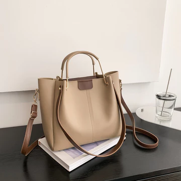 Women's Vintage Bucket Bag – Large, for Work