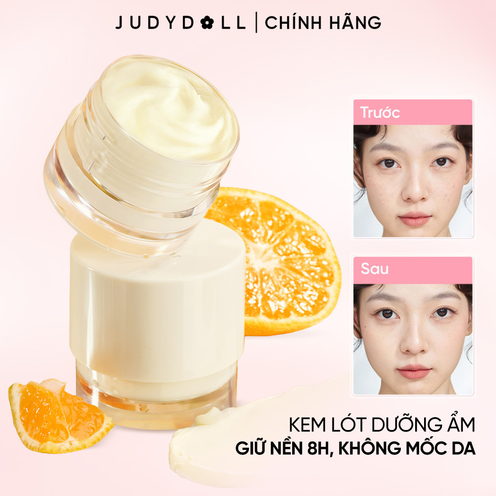 JUDYDOLL Kem lót Judydoll Makeup Base Dưỡng ẩm Kiềm dầu Lâu Trôi Chống xuống tông 30g