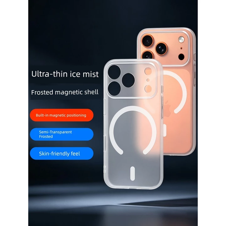 ốp lưng iphone 18 pro max ốp iphone 18 pro max Ốp điện thoại di động phù hợp với iPhone 18promax ốp mềm có thể sạc lại magsafe silicon PM loại mờ mờ dạng hút từ tính iPhone 18Pro Max ốp bảo vệ chống r
