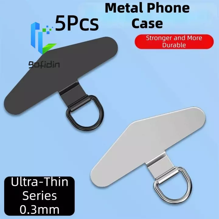 GOFIDIN 5 Chiếc Khóa Dây Điện Thoại, Đầu Nối Dây Điện Thoại Chắc Chắn Mịn, Phụ Kiện Dây Điện Thoại Kim Loại Đa Năng Điện Thoại Siêu Mỏng Tether Tab Tất Cả Các Vỏ Điện Thoại