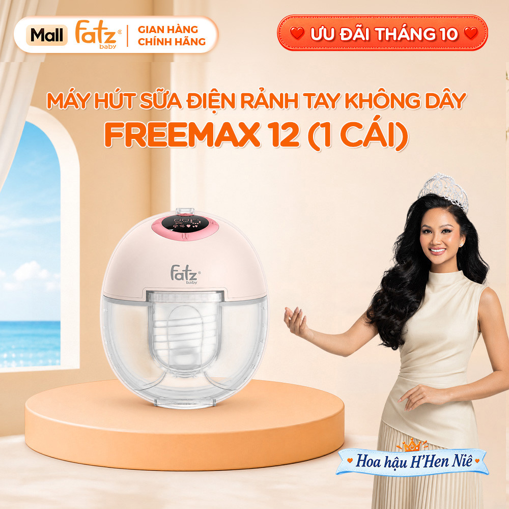 [BEST-SELLER] Máy hút sữa điện rảnh tay không dây Freemax 12 Fatz Baby dung tích 180ml hút kiệt không đau