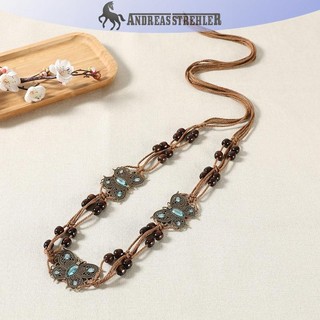 Onetimingfine Phong Cách Bohemian Dệt Nước Phong Cách Dân Tộc Hạt Nữ Thắt Lưng Kỳ Nghỉ Phong Cách Dây Thắt Lưng VN