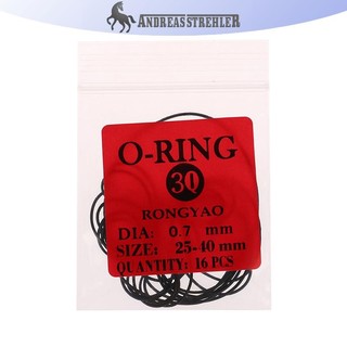 Onetimingfine 1Pack 0.5 / 0.6 / 0.7 / 0.8MM Đồng hồ O-Ring Cao su chống nước Mặt sau Đồng hồ Gioăng VN