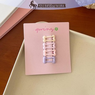 Onetimingfine 4 Cái / bộ Màu Hồng Đơn Giản Trái Tim Ngôi Sao Kẹp Tóc Cho Bé Gái Kẹp Tóc Dễ Thương Barrettes Phụ Kiện Thời Trang Quà Tặng VN