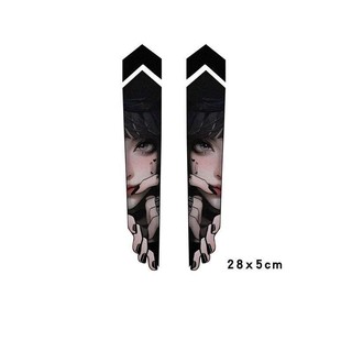 Đường Xe Đạp Ống Dưới Anime Mắt Giết Xe Đạp Núi Thân JDM Cá Tính Trang Trí Chống Nước Phim Sửa Đổi Phụ Kiện Thay Đổi Yuetaima R0EO