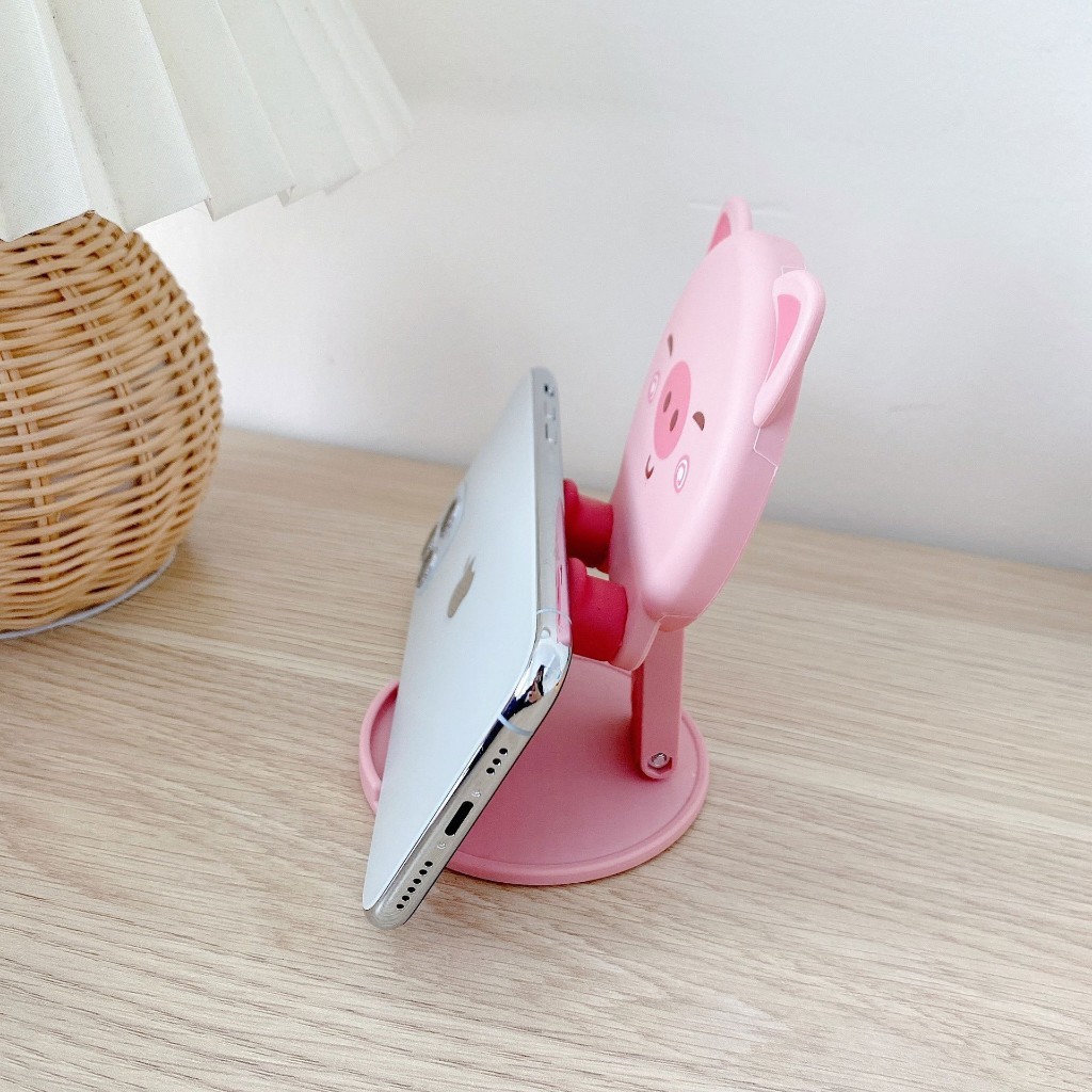 Giá đỡ điện thoại , ipad gấp gọn hình thú để bàn xem phim , nghe nhạc , lướt web