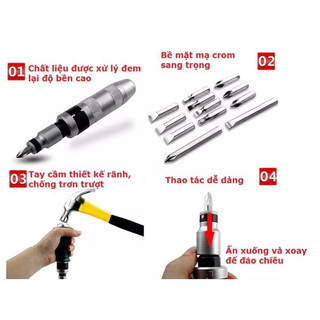 AIMVUKES  Bộ tua vít đóng đảo chiều 7 món cao cấp