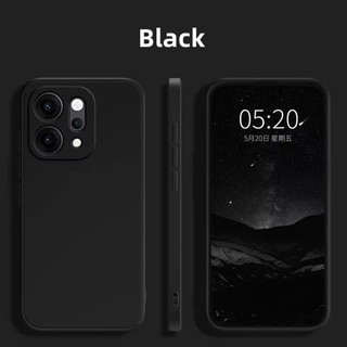 Ốp Điện Thoại Silicon Lỏng Vuông Cho OPPO Reno 14 Pro 14F A6 A5 Pro A5i Màu Trơn Mềm Chống Sốc Ốp Lưng Silicon