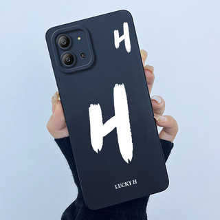 Dành Cho Infinix Hot 11 2022 X675 Ốp Lưng May Mắn Chữ Cái Ban Đầu Chống Sốc Silicon Mềm Mờ Ốp Lưng Điện Thoại Cho Hot11 2022 Vỏ