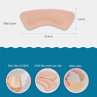 Miếng dán lót giầy bảo vệ gót chân, chống tuột giầy