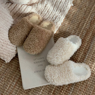 XIXITIAO bốt cotton nữ lông xoăn nhỏ mùa đông đơn giản, hỗ trợ vòm chân, ấm áp và thoải mái