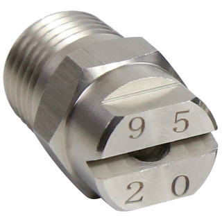 Vòi phun hình quạt bằng thép không gỉ 304 2 điểm Dây ngoài 65 95 110 01 08 03 Xịt làm sạch phun sương 28UO