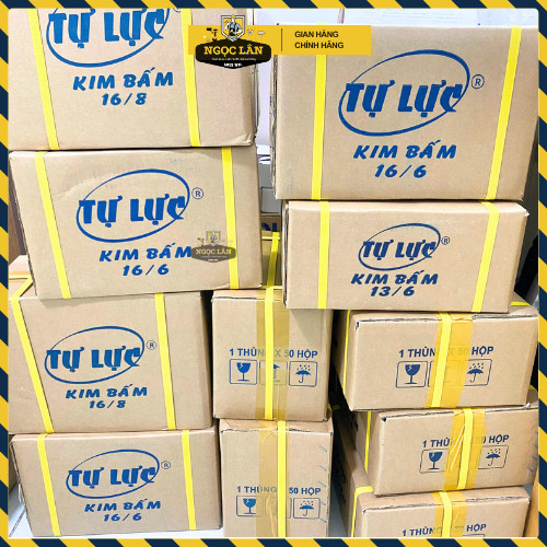 [Giá thùng] Thùng 50 hộp Ghim bấm gỗ Tự Lực 13/6, 16/6, 16/8 dùng cho kìm bấm ghim tay cao cấp