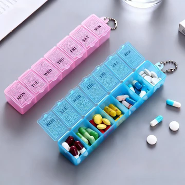 Hộp đựng thuốc Splitter Hộp đựng thuốc Hộp đựng máy tính bảng hàng tuần Hộp đựng thuốc 7 ngày Hộp đựng thuốc Hộp đựng nhỏ