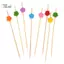 PlumHOUSE 100 Chiếc Dễ Thương Mận Tre Xiên Thực Phẩm Cocktail Chọn Buffet Trái Cây Cupcake Nĩa Gậy Tiệc Trang Trí Bàn Tiếp Liệu VN