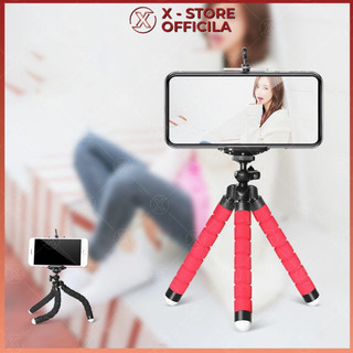 Giá đỡ điện thoại tripod mini, chân đỡ 3 chân gấp gọn, kẹp điện thoại để bàn, xoay 360 độ - GDDT3C