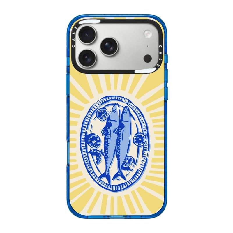 CASECASE X Đĩa Cá Muối Bầu Trời Màu Xanh Trong Suốt Cứng Hút Từ Tính Tác Động Dành Cho Apple IPhone 12 13 14 15 16 17 Pro Max Air Plus Có Hộp