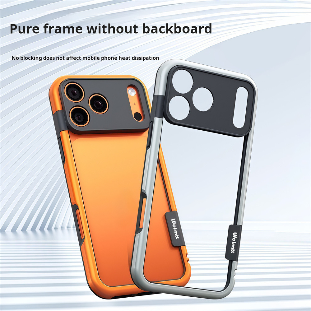 Ốp điện thoại viền chất lượng cao cho iPhone 17 Pro Max 13 14 15 16 pro max 15 16 plus Vỏ điện thoại di động chống trượt rỗng