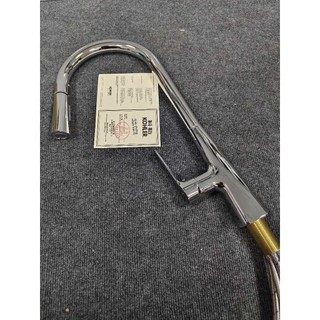 【 KOHLER 】Vòi kéo hai màu hoàn toàn mới, vòi bếp nóng lạnh kéo ra, bồn rửa rau, vòi rửa chén có thể thu vào, vòi đồng ch