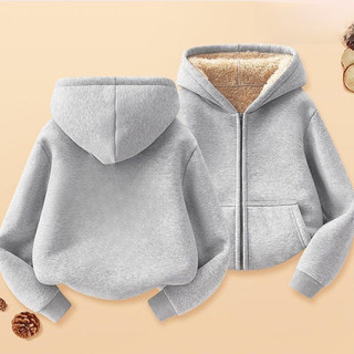 Áo Hoodie có khóa kéo trống cho trẻ em Áo khoác màu trơn màu đen trắng mềm mại thoải mái Áo khoác ngoài thông thường