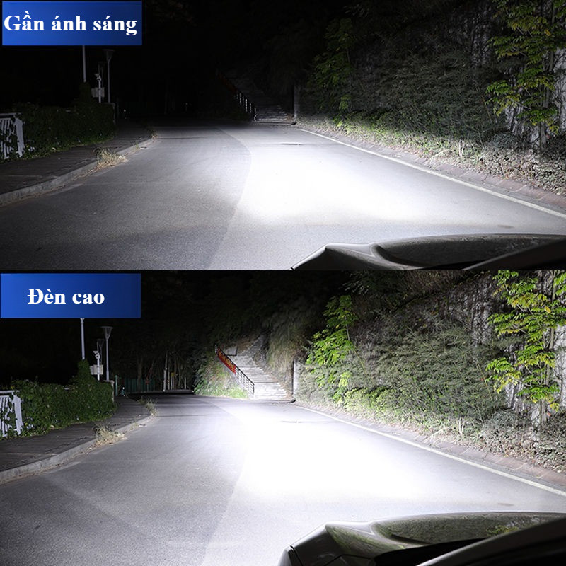 Bộ Đèn Pha LED H4 Cao Cấp 6500K - Tiết Kiệm Năng Lượng, Tương Thích Cho Nhiều Dòng Xe