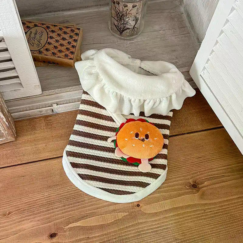 Áo len thú cưng mùa thu đông dày dệt kim Puppy Vest Teddy Bichon Puppy Cat Quần áo