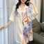 Váy Ngủ Nữ Mùa Hè Áo Sơ Mi Phong Cách Mới Ice Silk Mỏng Tay Ngắn Ngọt Bộ Đồ Ngủ Gợi Cảm Rời Kích Thước Lớn Phòng Chờ