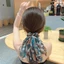 Dây buộc tóc Fairy Mesh Scrunchies - Nhẫn tóc co giãn lớn dành cho bé gái tạo kiểu
