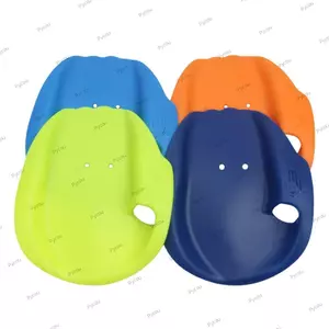 Mái chèo bơi PYCOU, Vây tay nhẹ bằng nhựa PVC, Thoải mái tiện dụng có thể điều chỉnh chống trượt Mái chèo bơi tay thể thao dưới nước