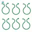 Bộ 50 Cây Xoắn Kẹp Dây Buộc Vườn Cây Hỗ Trợ Kẹp Rau Cà Chua Nho Kẹp Hoa Khóa Thực Vật Cho Cây Dễ Dàng Lắp Đặt Dễ Dàng Sử Dụng 5,9Cm