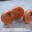 SUIT Tiết Kiệm Không Gian Đế Phụ Kiện Espresso 65 Mm Sapele Đứng Cho 51mm Đến 58mm Màn Hình Lọc Bụi Gia Đình Cà Phê Statio