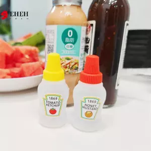 2 Cái / bộ 25ML Mini Cà Chua Xay Thuyền Salad Thay Dầu Chai Đựng Nước Sốt Nhỏ Di Động VN
