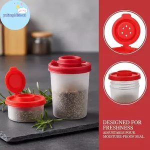 Pufangbliss Gia Vị Ngoài Trời Với Mini Nhựa Muối Và Tiêu Shaker Chống Bụi Di Động VN