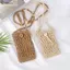 Túi Điện Thoại Di Động EDIWANY, Túi Vuông Nhỏ Kaki Màu Be Túi Đeo Ngang, Kích Thước Mini Phong Cách Boho Ví Dệt Tay Cho Nữ Bé Gái