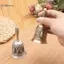 GCDHome Hướng Dẫn Sử Dụng Chuông Thiền Tay Phong Cách Retro Luy Ăn Tối Cầu Nguyện Di Động Dịch Vụ Handmade Đồng Thau Trang Trí Nhà HOT